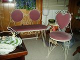 Shabby Chic ~GIRLY~ loveseat and chair PINK!! in Camp Lejeune, North Carolina