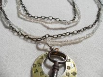 Antique Key on Repurposed Necklace in Houston, Texas